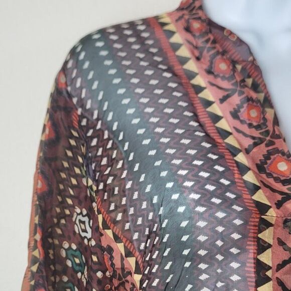 TEMPO PARIS Sheer Blouse - Picture 2 of 12